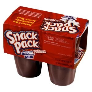 Chocolate Pudding Cups | Packaged