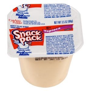 Vanilla Pudding Cups | Packaged