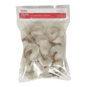 P&D White Van Shrimp, Tail-On, Raw, 8-12 | Packaged