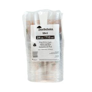 24 oz. Plastic Clear Cups | Packaged