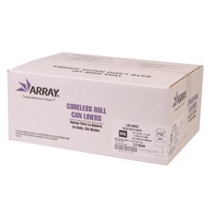 Clear Can Liners, 55-60 Gallon, 12 MIC | Corrugated Box