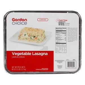 Vegetable Lasagna | Packaged