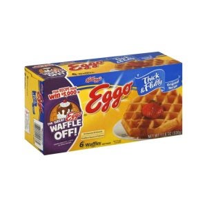 Eggo Thick & Fluffy Original Waffles | Packaged