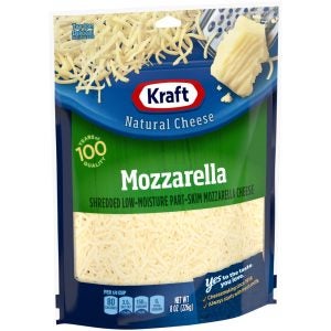 Natural Shredded Mozzarella Cheese | Packaged