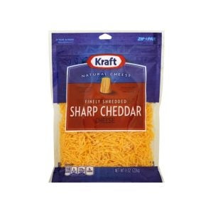 Natural Finely Shredded Sharp Cheddar Cheese | Packaged