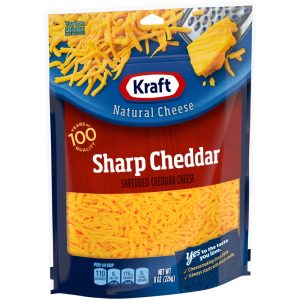 Shredded Sharp Cheddar Cheese | Packaged
