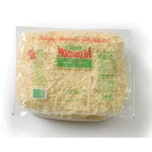 Whole Milk Mozzarella Cheese, Feather Shredded | Packaged
