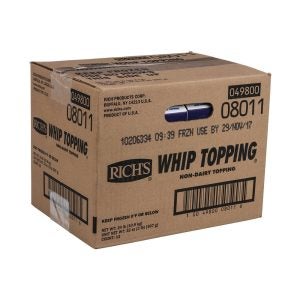 Whip Topping | Corrugated Box