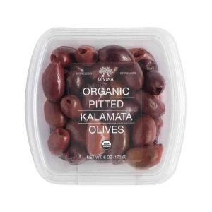 Organic Kalamata Pit Olives | Packaged