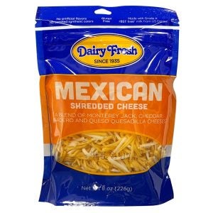 Shredded Mexican Cheese | Packaged