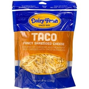 Shredded Taco Cheese | Packaged