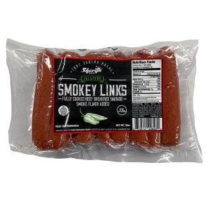 Sharifa Beef Smokey Jalapeno Links | Packaged