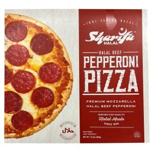 Halal Beef Pepperoni Pizza | Packaged