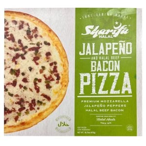 Sharifa Halal Jalapeno & Halal Bacon Piz | Packaged