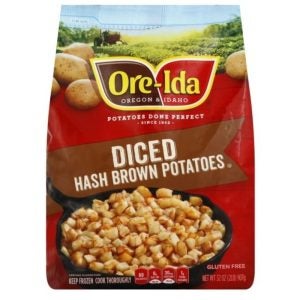 Diced Hashbrown Potatoes | Packaged