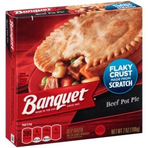 Banquet Beef Pot Pies | Packaged