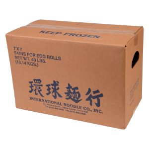 Noodle Egg Roll Skins, 7 x 7 Inch | Corrugated Box