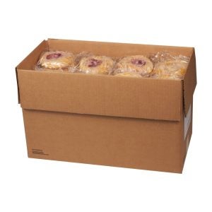 Assorted Individually Wrapped Fruit Danish | Packaged