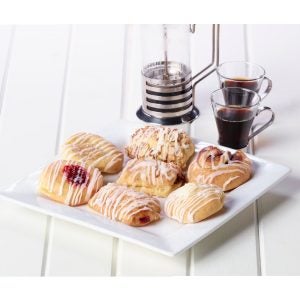 Assorted 2 oz. Danish Bear Claws | Styled