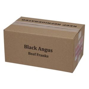 Angus Beef Franks | Corrugated Box