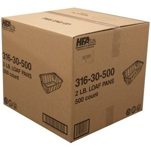 2 lb Loaf Pan | Corrugated Box