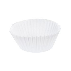 4.5 x 2 x 1.25 Inch Paper Baking Cups White | Raw Item