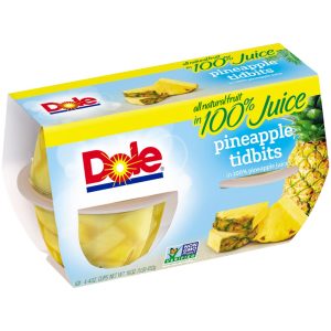 Pineapple Tidbits in Juice | Packaged