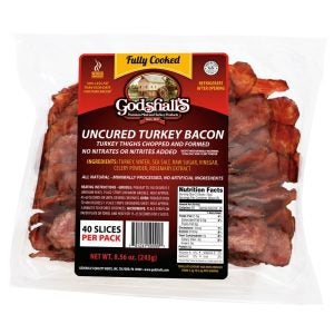 Uncured Turkey Bacon | Packaged