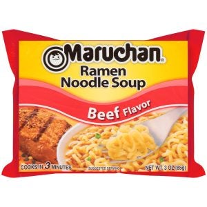 Maruchan Beef Flavor Ramen Noodles | Packaged