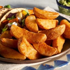 Wedge Cut French Fries | Styled