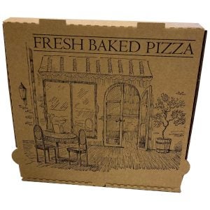 Kraft Pizza Boxes, 12" | Raw Item