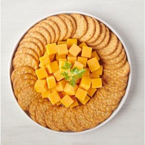 Medium Cheddar Cheese Cubes | Styled