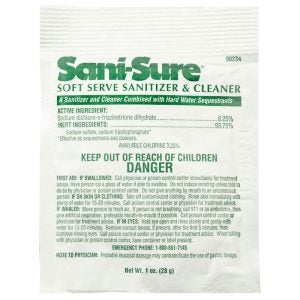 100-1Z SANITIZER SOFT-SERVE PKT 90234 | Raw Item