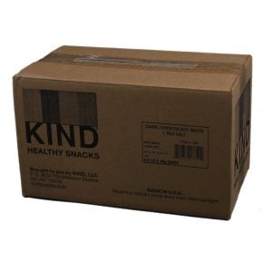 Kind Dark Chocolate, Nuts & Sea Salt Bars | Corrugated Box