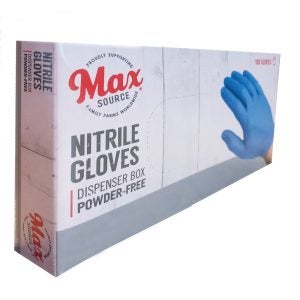 XL Powder-Free Blue Gloves | Packaged