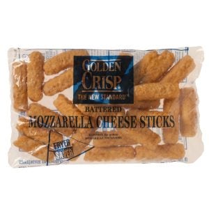 Battered Mozzarella Cheese Sticks | Packaged