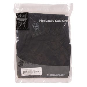 XL Black Chef Pant | Packaged