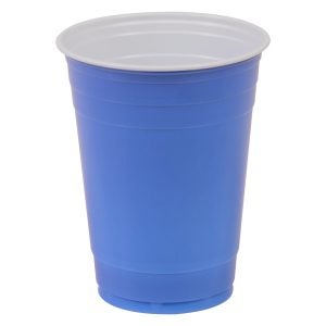 16 oz. Blue Plastic Cups | Raw Item