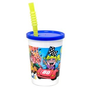 Comet Kids' Cup with Lid & Straw | Raw Item