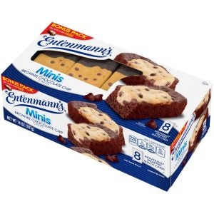 Entenmann's Minis Brownie Chocolate Chip | Packaged