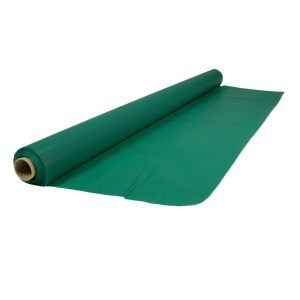 Hunter Green Plastic Table Cover | Raw Item