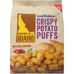 Crispy Tater Tots Potatoes | Packaged