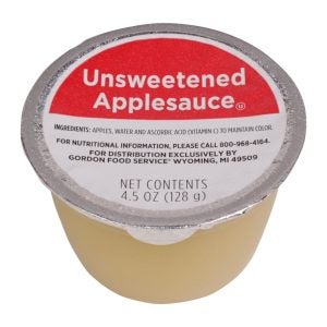 Unsweetened Applesauce | Packaged