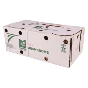 Portabello Cap Mushrooms | Corrugated Box