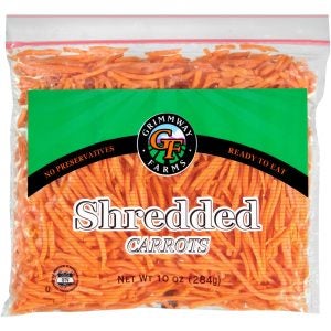 Shredded Carrots | Packaged