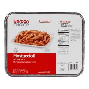 Mostaccioli with Meat Sauce | Packaged