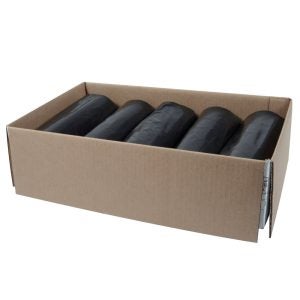 55 Gallon Black Can Liners | Packaged