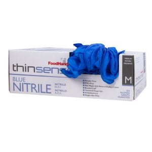Medium Blue Nitrile Powder Free Gloves | Raw Item