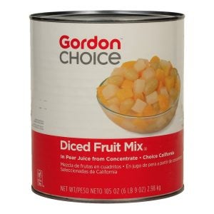 Diced Fruit Mix, in Juice | Packaged