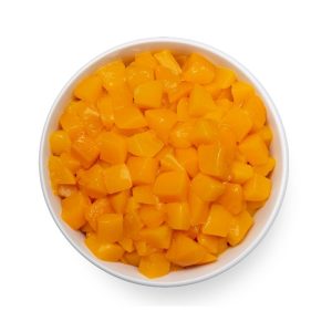 Diced Yellow Cling Peaches | Raw Item